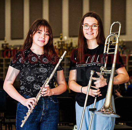 _1047612 all-state band qualifiers Emily Miller and Gabby Wolf