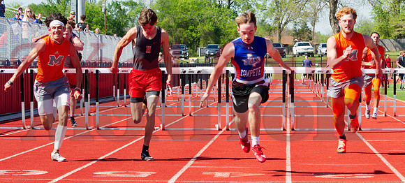 _1148249 boys 100m hurdle finish