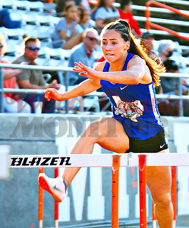 _1188071 Brooklyn Marcee leads 100m hurdles
