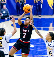 Sabria Dean on Lamar University Cardinals at Texas A&M Commerce - Feb. 29, 2024