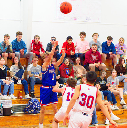 _1015481 Jack Tannebaum fires three from student section
