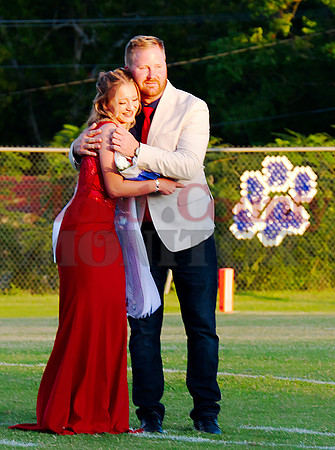 _1077763 quitman homecoming queen Kaitlynn Barnett hugs step-dad Joshua Scarberry