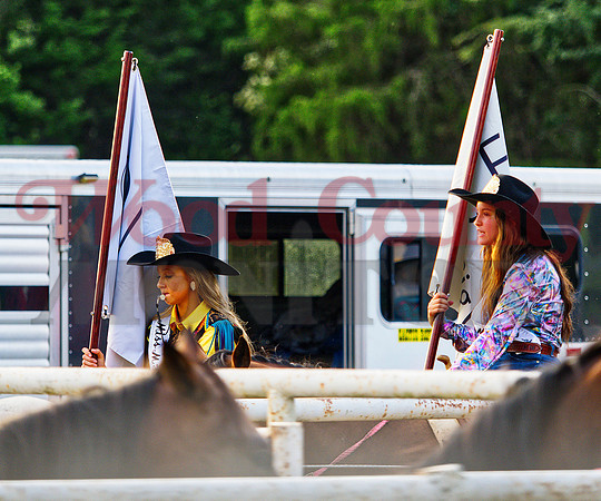 _7136445 Emma Reel and Kenzee Moore await grand entry