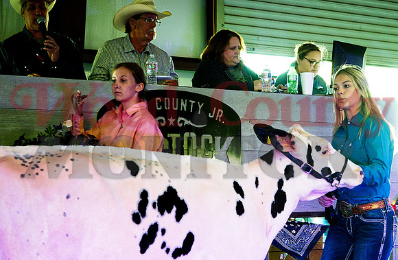 _1114479 Emma Allen of Winnsboro sells GC dairy heifer for 4000