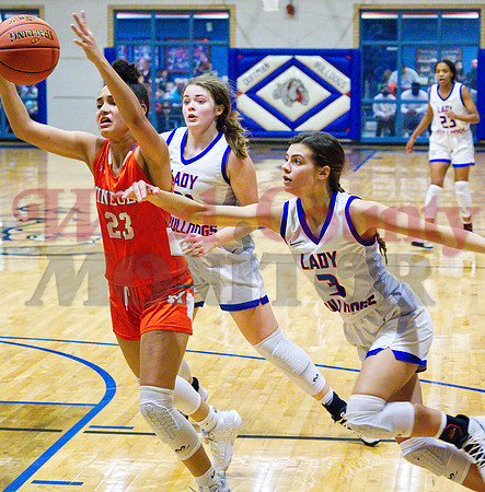 _1247466 Kyra Jackson and Sadie Vander Schaaf loose ball
