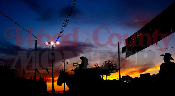 _1204023 bronc ride at sunset